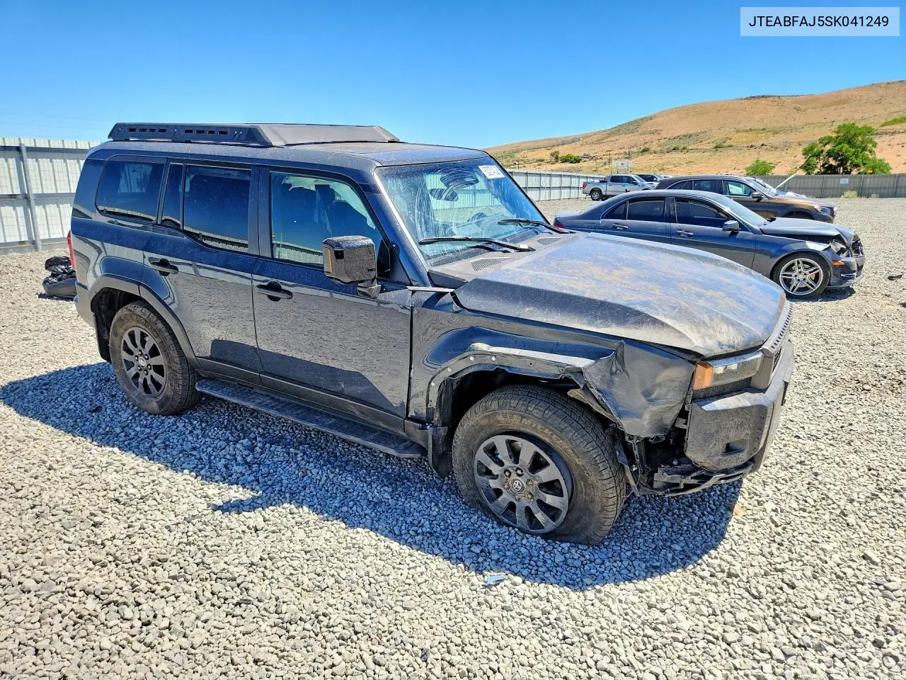 2025 Toyota Land Cruiser Base VIN: JTEABFAJ5SK041249 Lot: 60274386