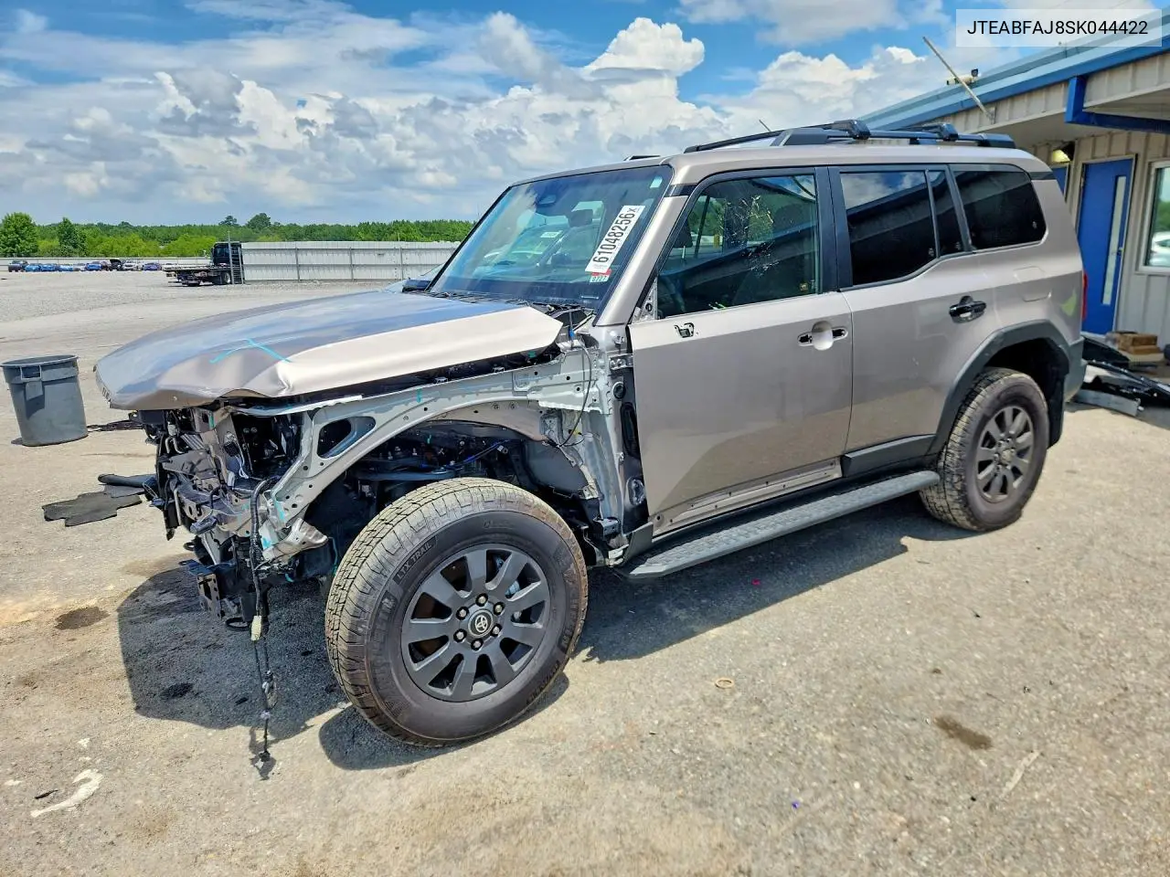 2025 Toyota Land Cruiser Base VIN: JTEABFAJ8SK044422 Lot: 61048256