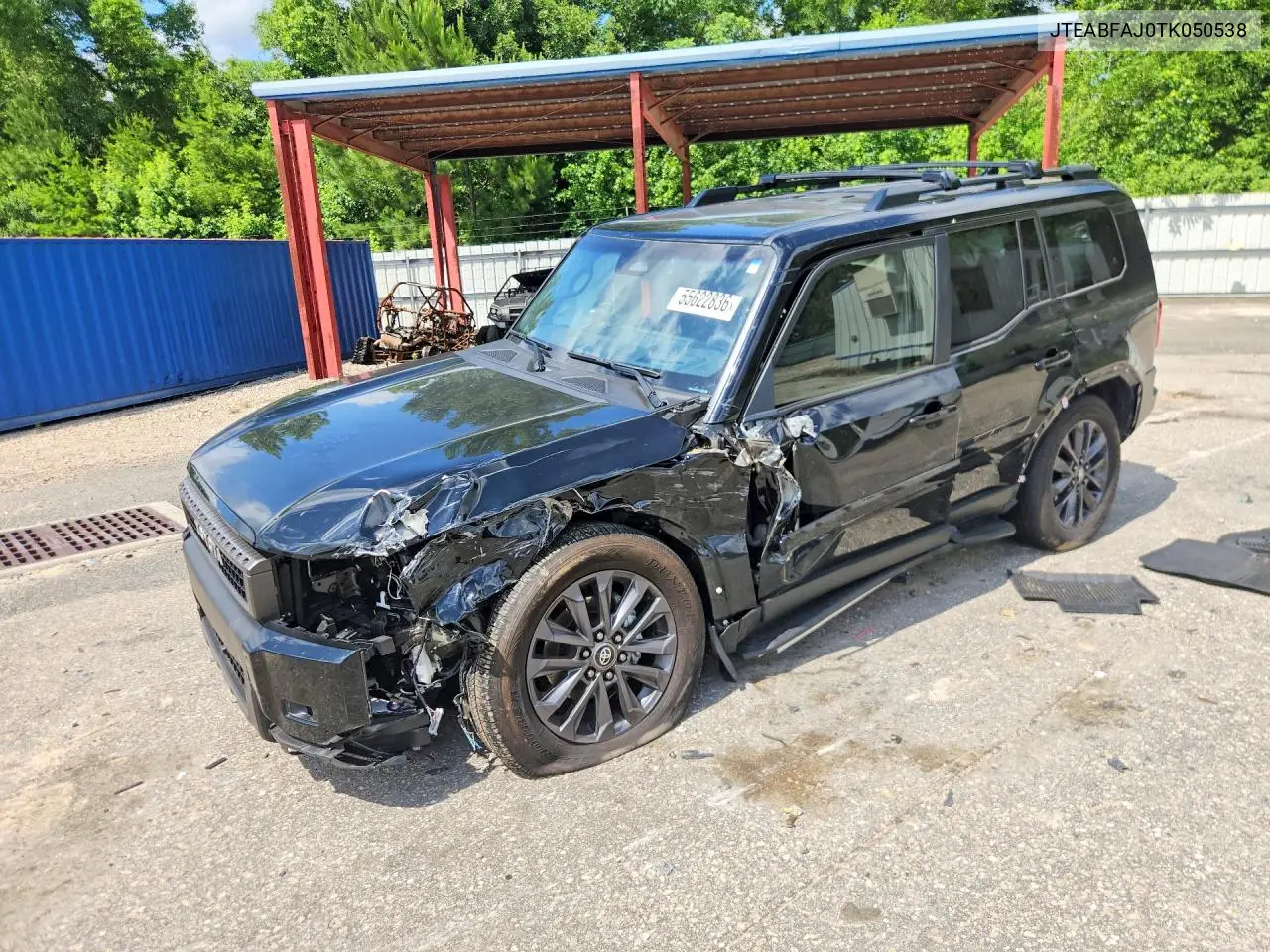 2026 Toyota Land Cruiser Base VIN: JTEABFAJ0TK050538 Lot: 55622836