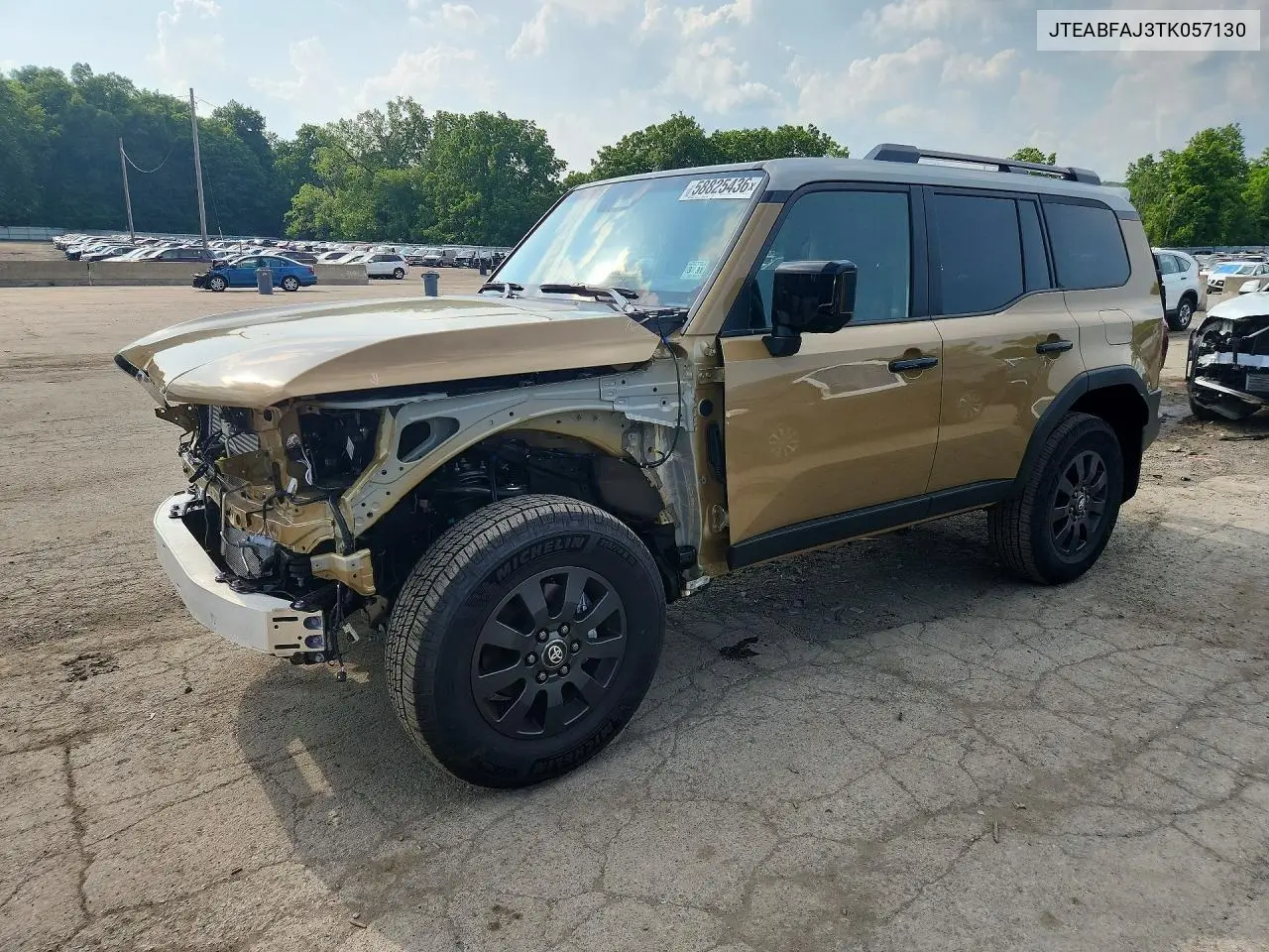 2026 Toyota Land Cruiser Base VIN: JTEABFAJ3TK057130 Lot: 58825436