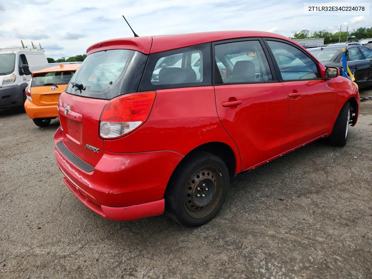 2004 Toyota Matrix Xr VIN: 2T1LR32E34C224078 Lot: 60004216