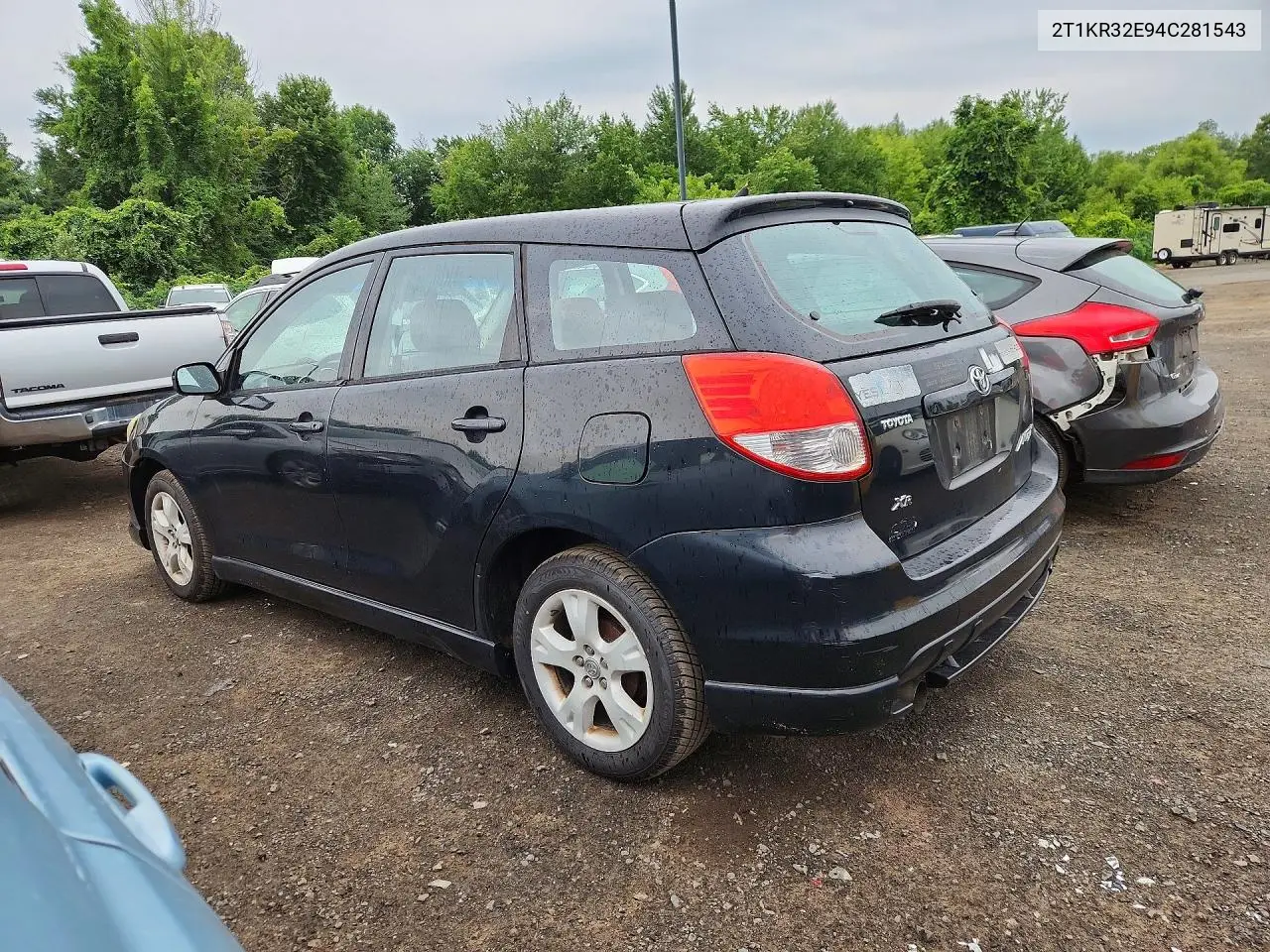 2004 Toyota Matrix Xr VIN: 2T1KR32E94C281543 Lot: 61846066