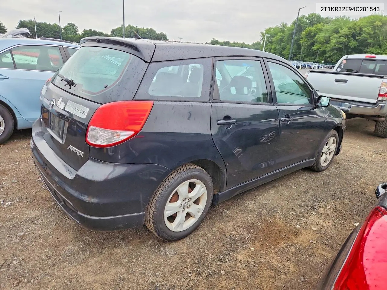 2004 Toyota Matrix Xr VIN: 2T1KR32E94C281543 Lot: 61846066