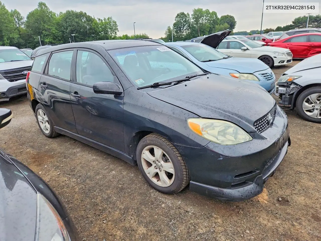 2004 Toyota Matrix Xr VIN: 2T1KR32E94C281543 Lot: 61846066