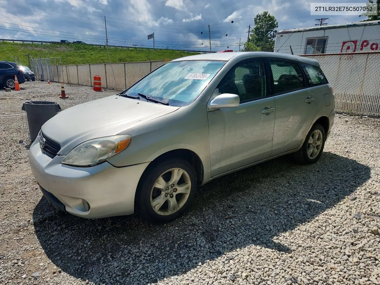 2005 Toyota Matrix Xr VIN: 2T1LR32E75C507052 Lot: 57892786