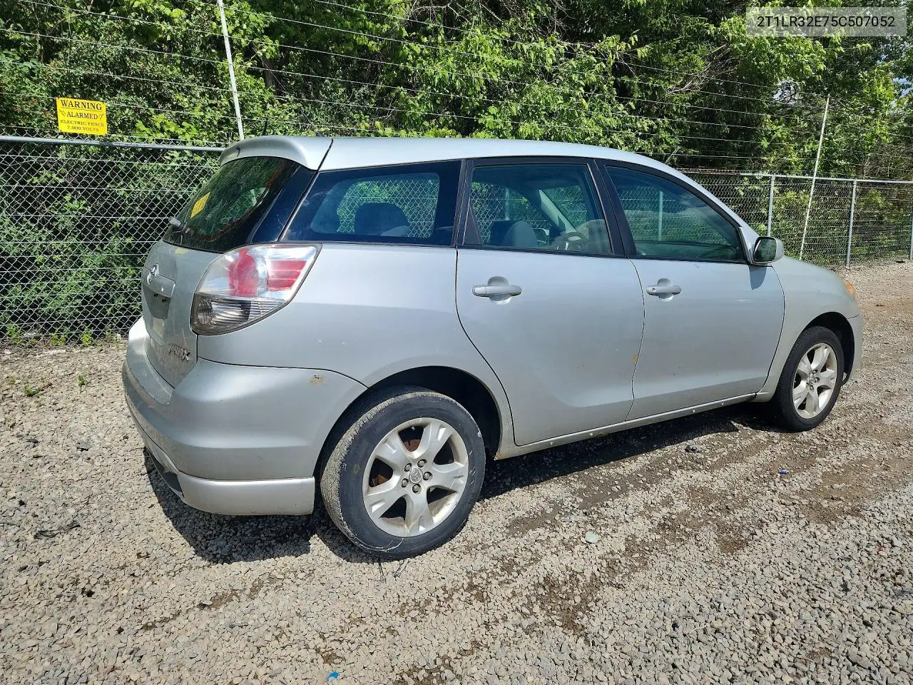 2005 Toyota Matrix Xr VIN: 2T1LR32E75C507052 Lot: 57892786