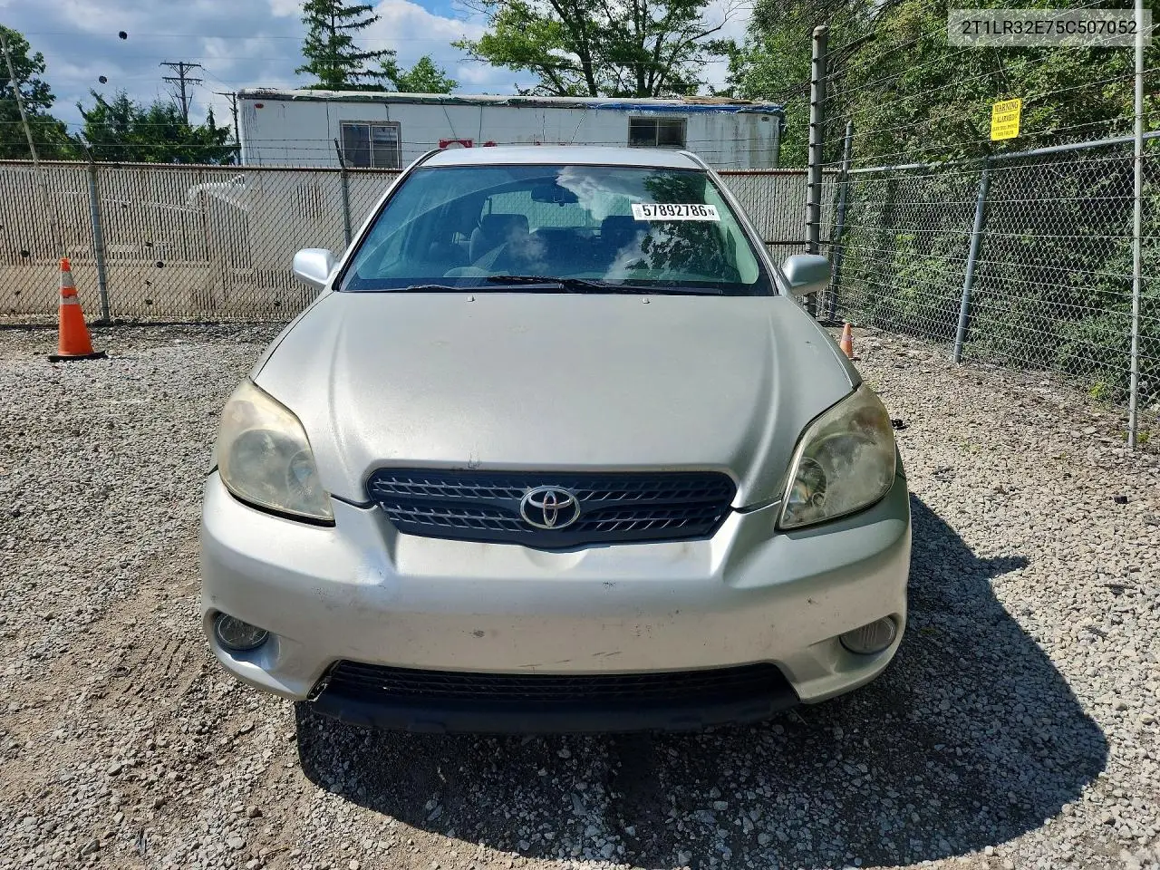 2005 Toyota Matrix Xr VIN: 2T1LR32E75C507052 Lot: 57892786