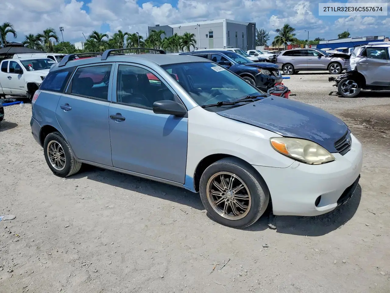2006 Toyota Matrix Base VIN: 2T1LR32E36C557674 Lot: 58793486