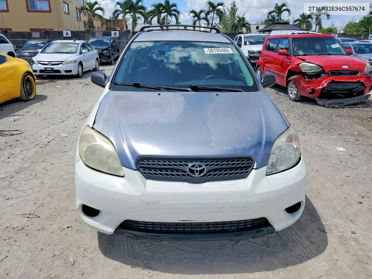 2006 Toyota Matrix Base VIN: 2T1LR32E36C557674 Lot: 58793486