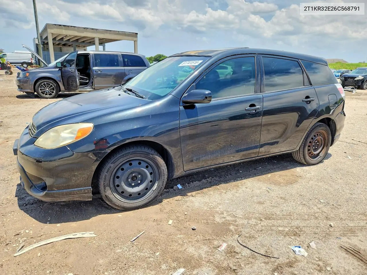 2006 Toyota Matrix Xr VIN: 2T1KR32E26C568791 Lot: 61741516