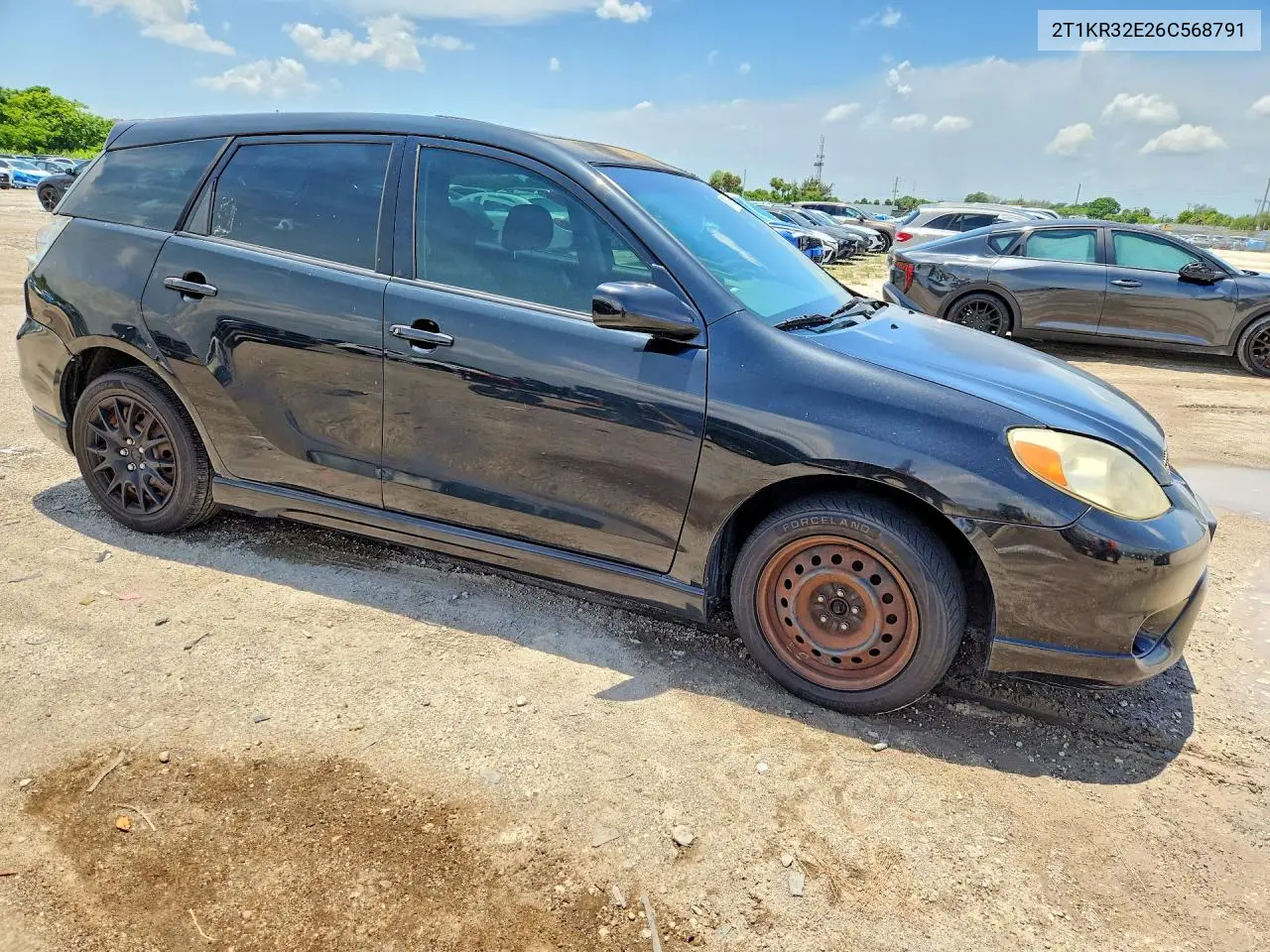2006 Toyota Matrix Xr VIN: 2T1KR32E26C568791 Lot: 61741516