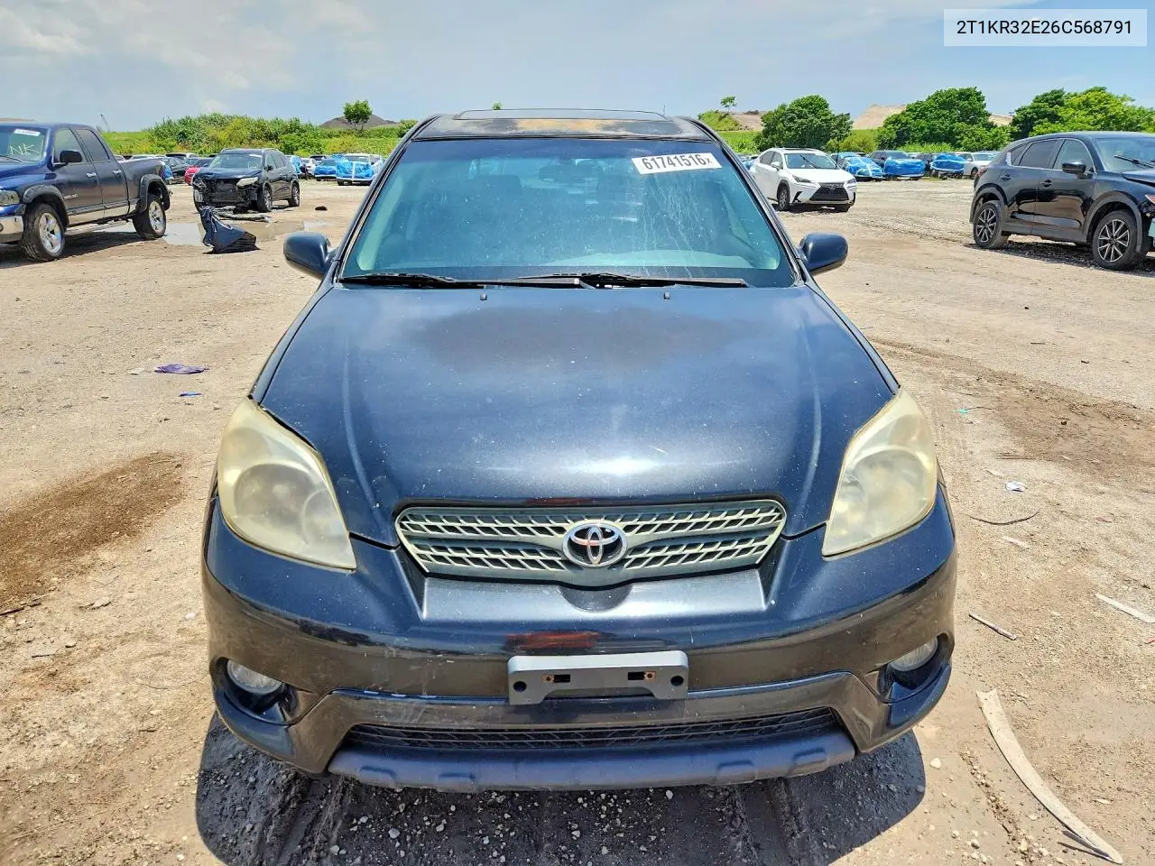 2006 Toyota Matrix Xr VIN: 2T1KR32E26C568791 Lot: 61741516