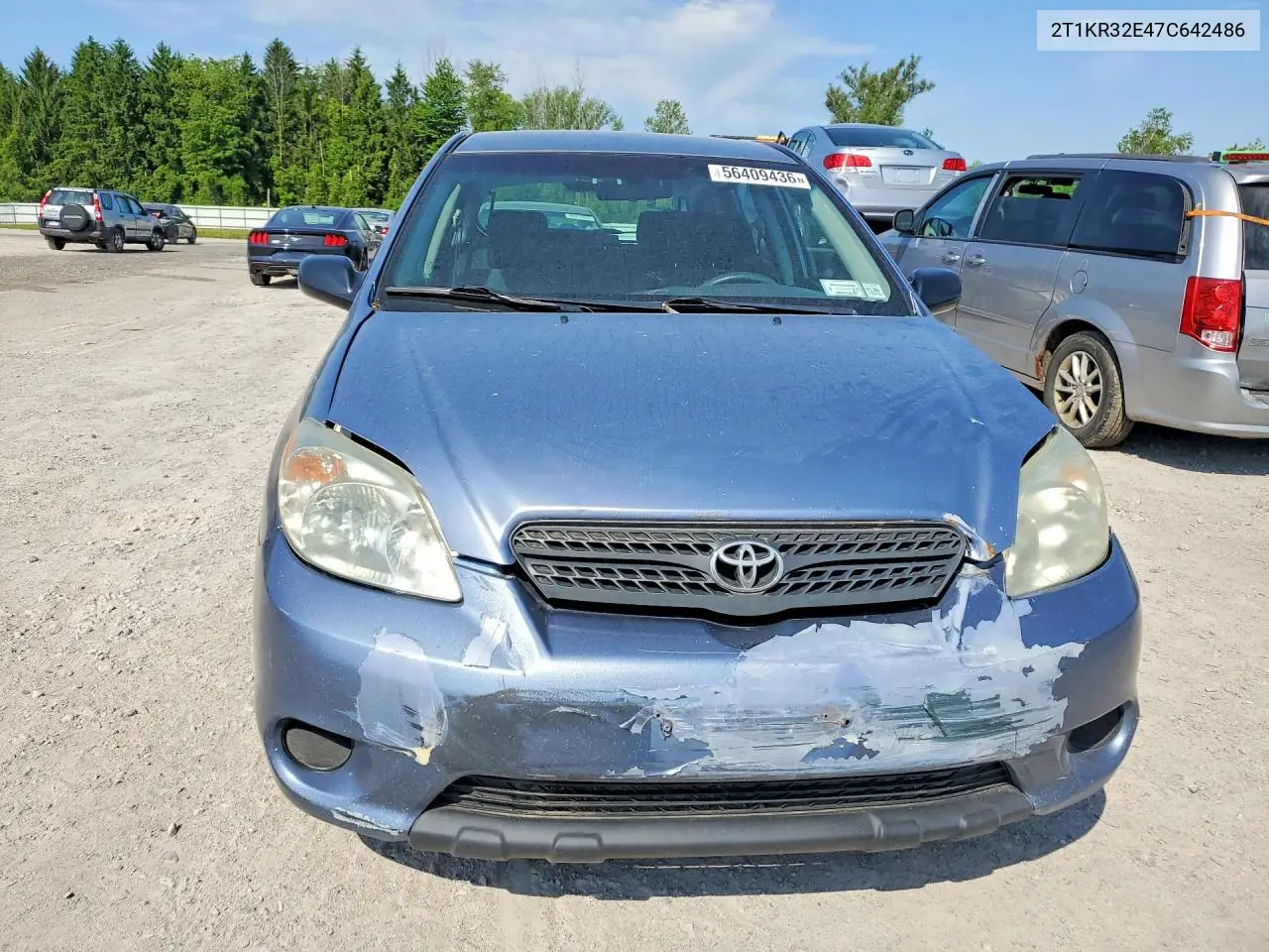 2007 Toyota Matrix VIN: 2T1KR32E47C642486 Lot: 56409436