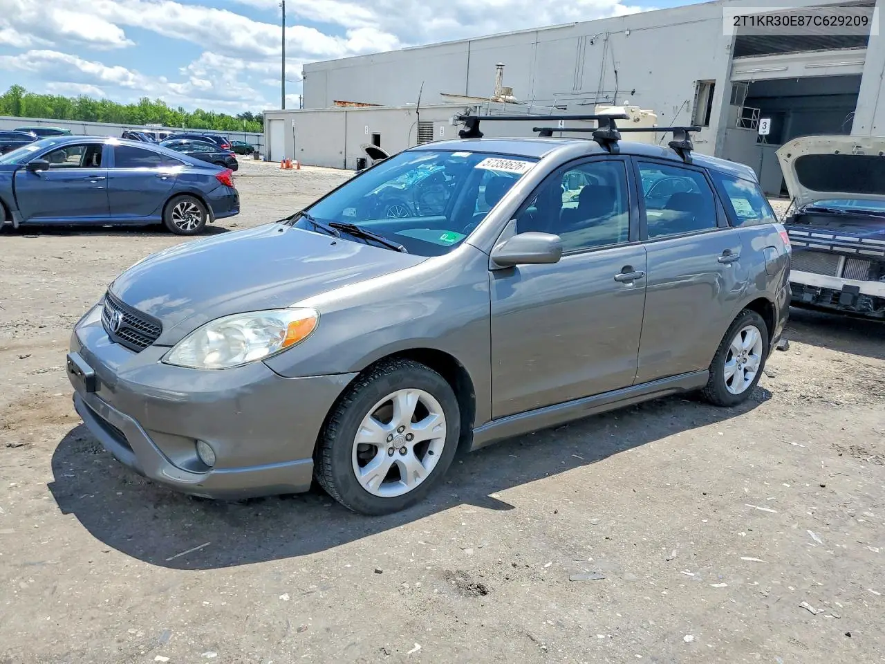 2007 Toyota Matrix Xr VIN: 2T1KR30E87C629209 Lot: 57358626