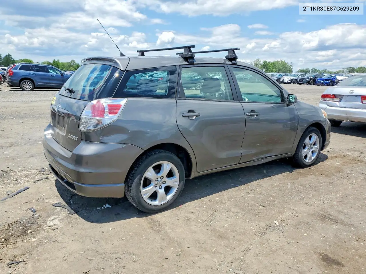 2007 Toyota Matrix Xr VIN: 2T1KR30E87C629209 Lot: 57358626