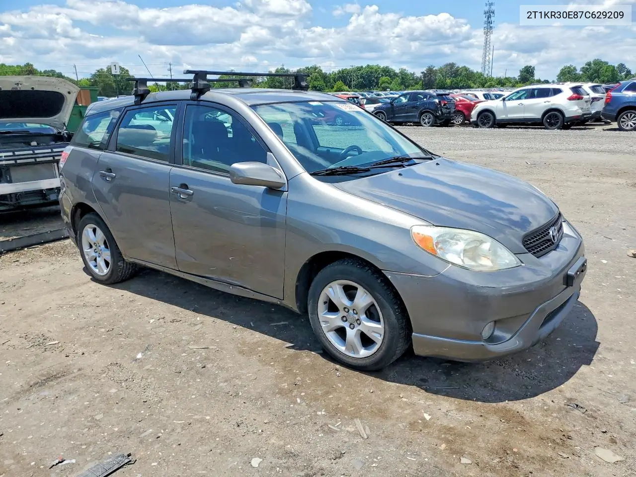 2007 Toyota Matrix Xr VIN: 2T1KR30E87C629209 Lot: 57358626