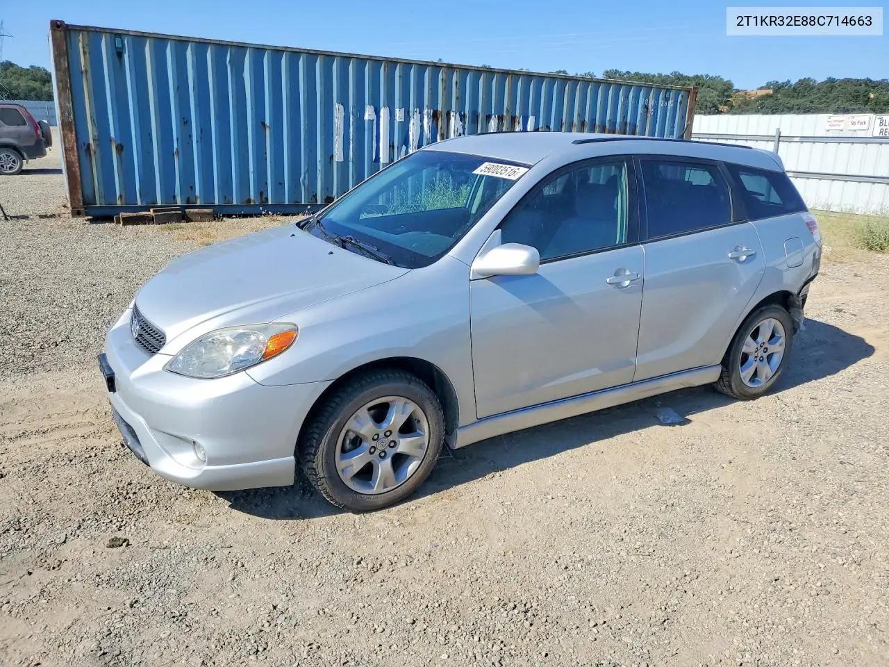 2008 Toyt Matrix VIN: 2T1KR32E88C714663 Lot: 59003516