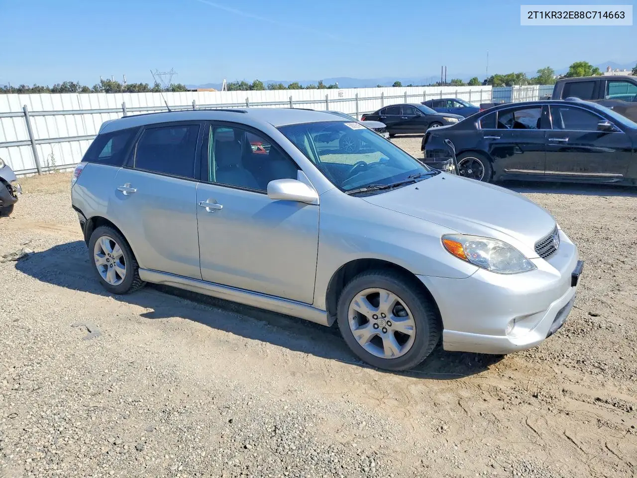 2008 Toyt Matrix VIN: 2T1KR32E88C714663 Lot: 59003516