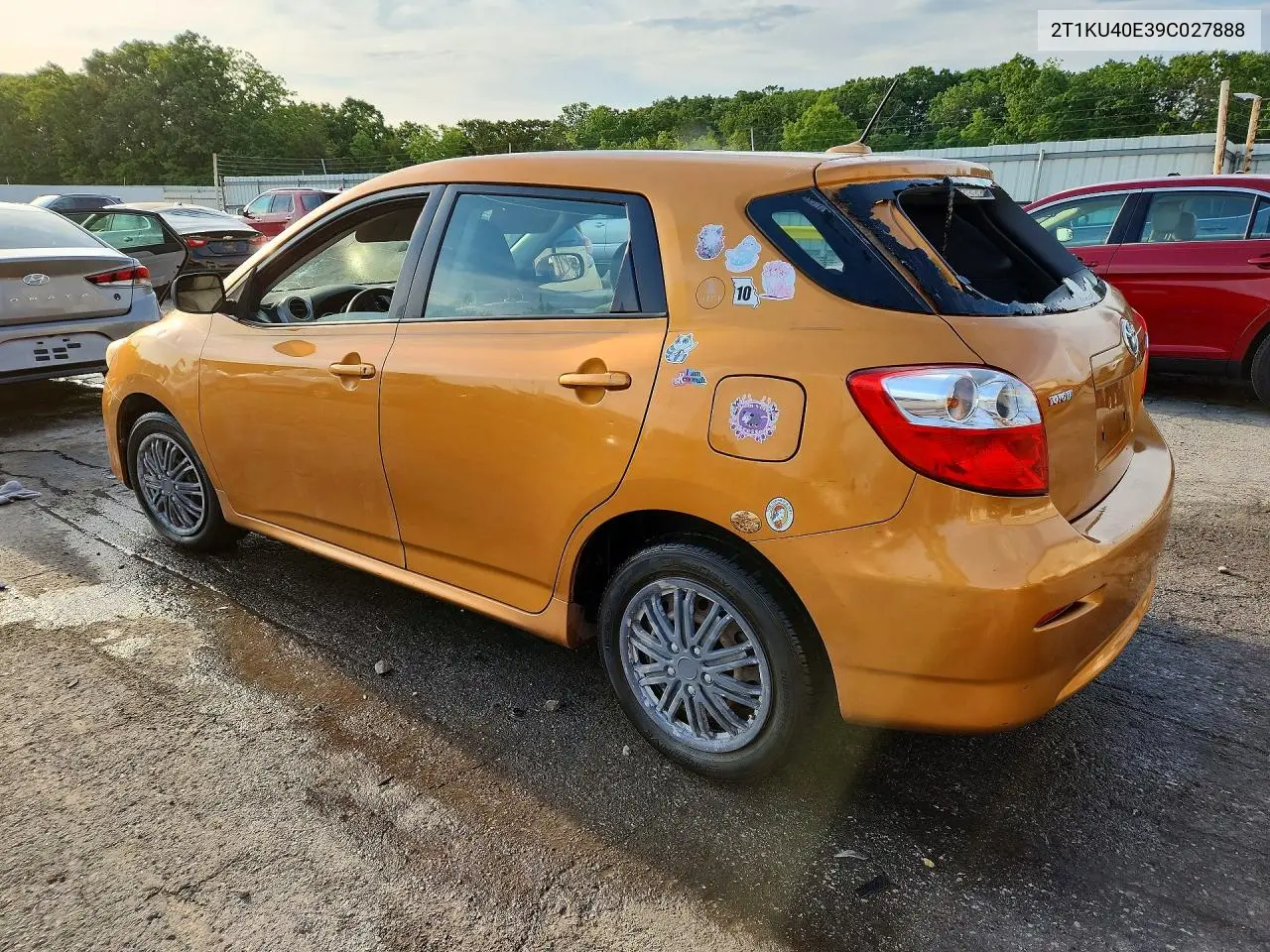 2009 Toyota Matrix Base VIN: 2T1KU40E39C027888 Lot: 53806766