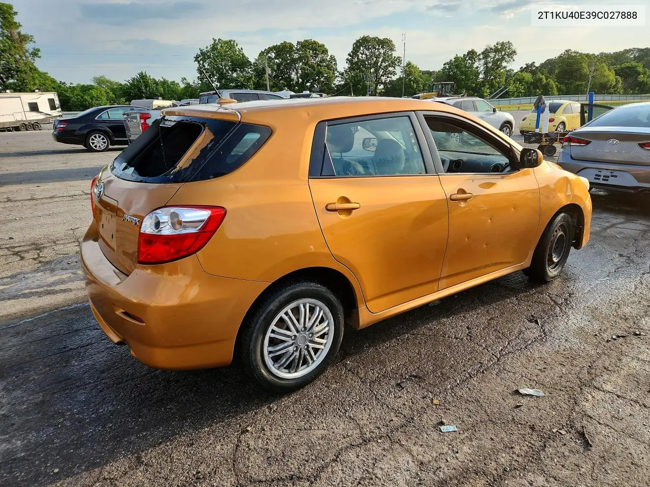 2009 Toyota Matrix Base VIN: 2T1KU40E39C027888 Lot: 53806766