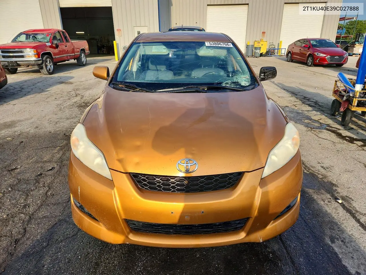 2009 Toyota Matrix Base VIN: 2T1KU40E39C027888 Lot: 53806766