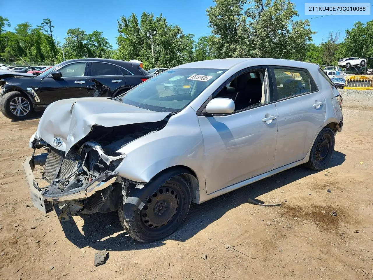 2009 Toyota Matrix Base VIN: 2T1KU40E79C010088 Lot: 55732536