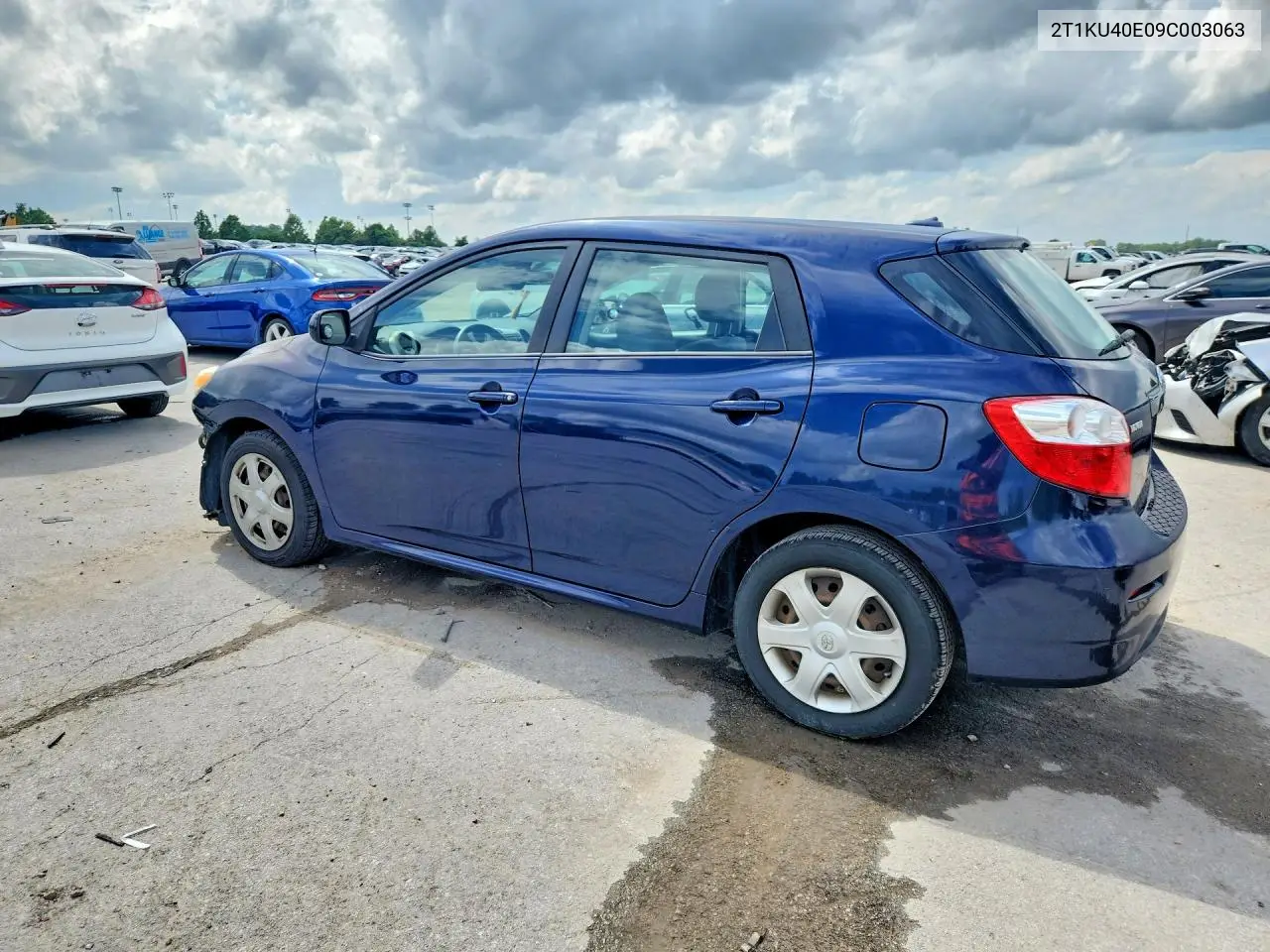 2009 Toyota Matrix Base VIN: 2T1KU40E09C003063 Lot: 56509356