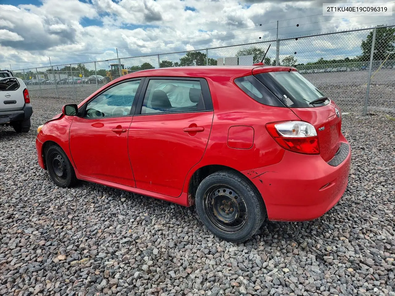 2009 Toyota Matrix Base VIN: 2T1KU40E19C096319 Lot: 57889206