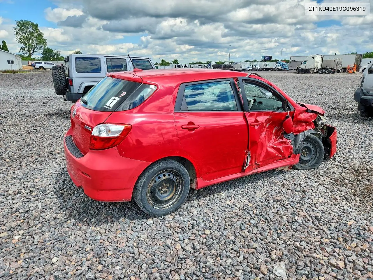 2009 Toyota Matrix Base VIN: 2T1KU40E19C096319 Lot: 57889206