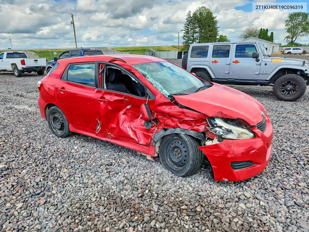 2009 Toyota Matrix Base VIN: 2T1KU40E19C096319 Lot: 57889206