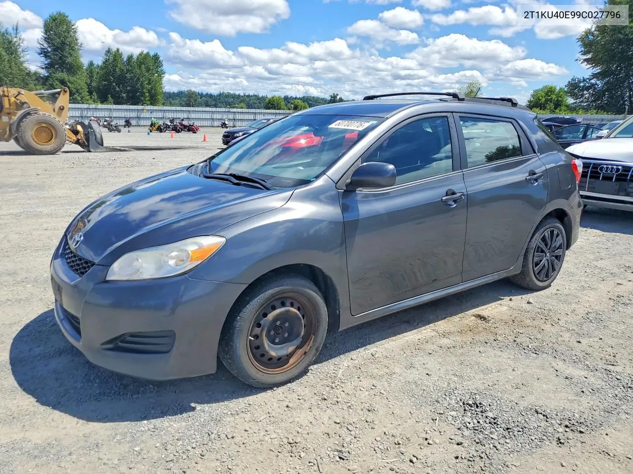2009 Toyota Matrix Base VIN: 2T1KU40E99C027796 Lot: 60700776