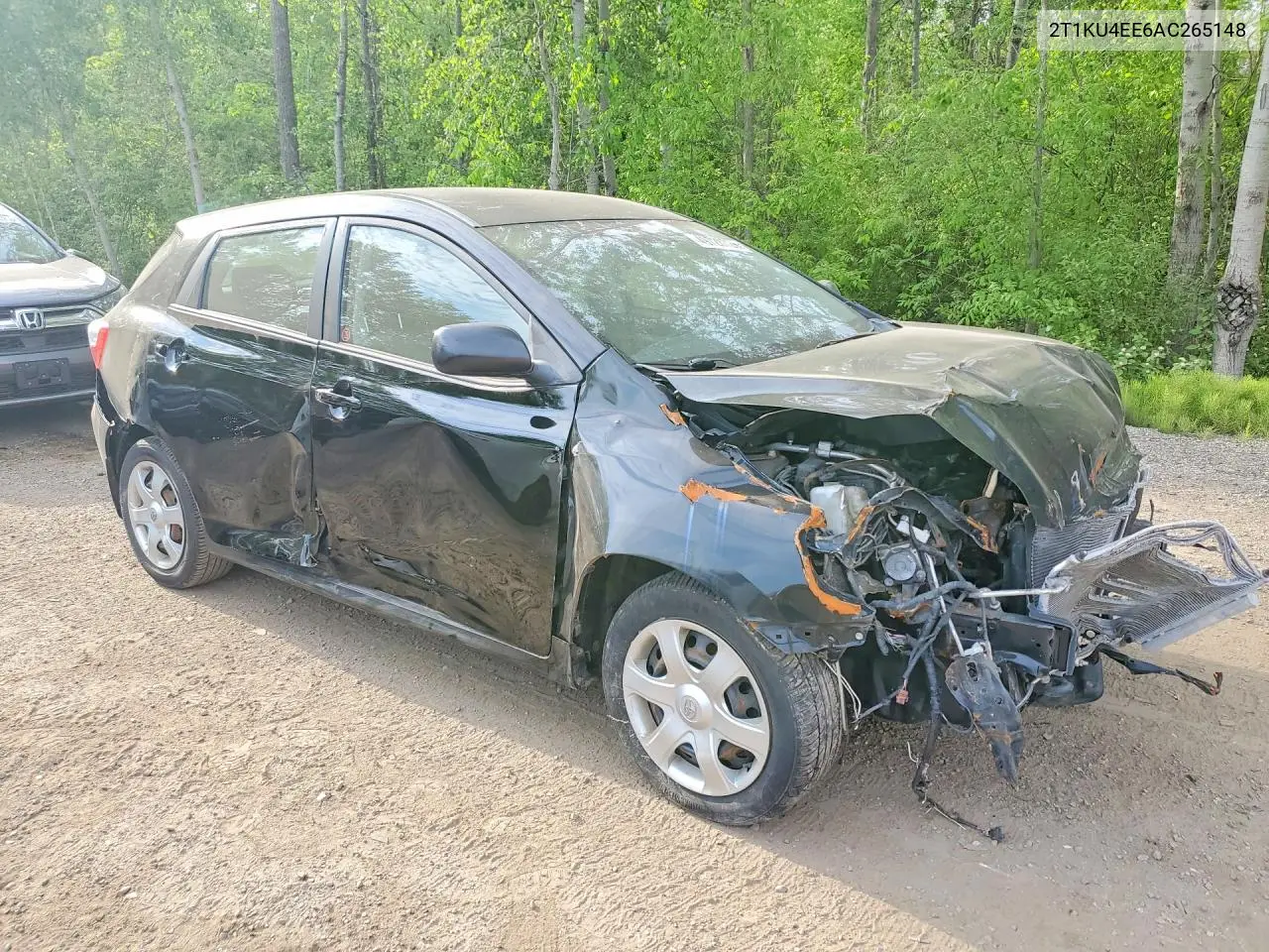 2010 Toyota Matrix Base VIN: 2T1KU4EE6AC265148 Lot: 49728726