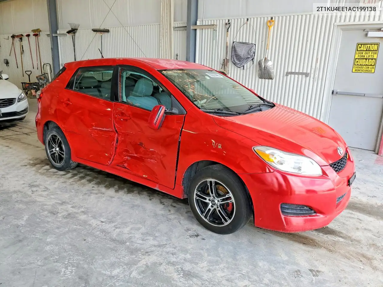 2010 Toyota Matrix Base VIN: 2T1KU4EE1AC199138 Lot: 55328486