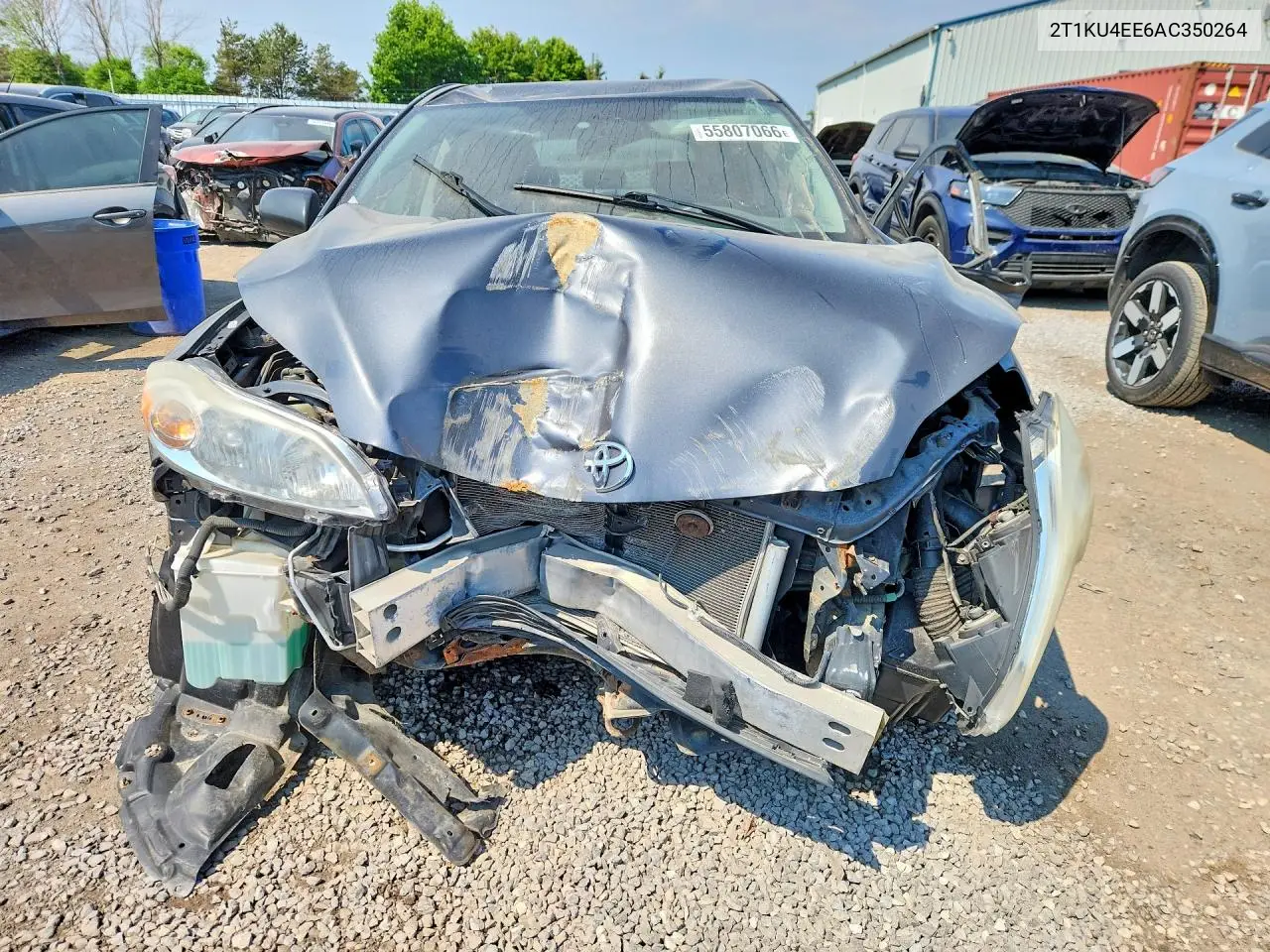 2010 Toyota Matrix Base VIN: 2T1KU4EE6AC350264 Lot: 55807066