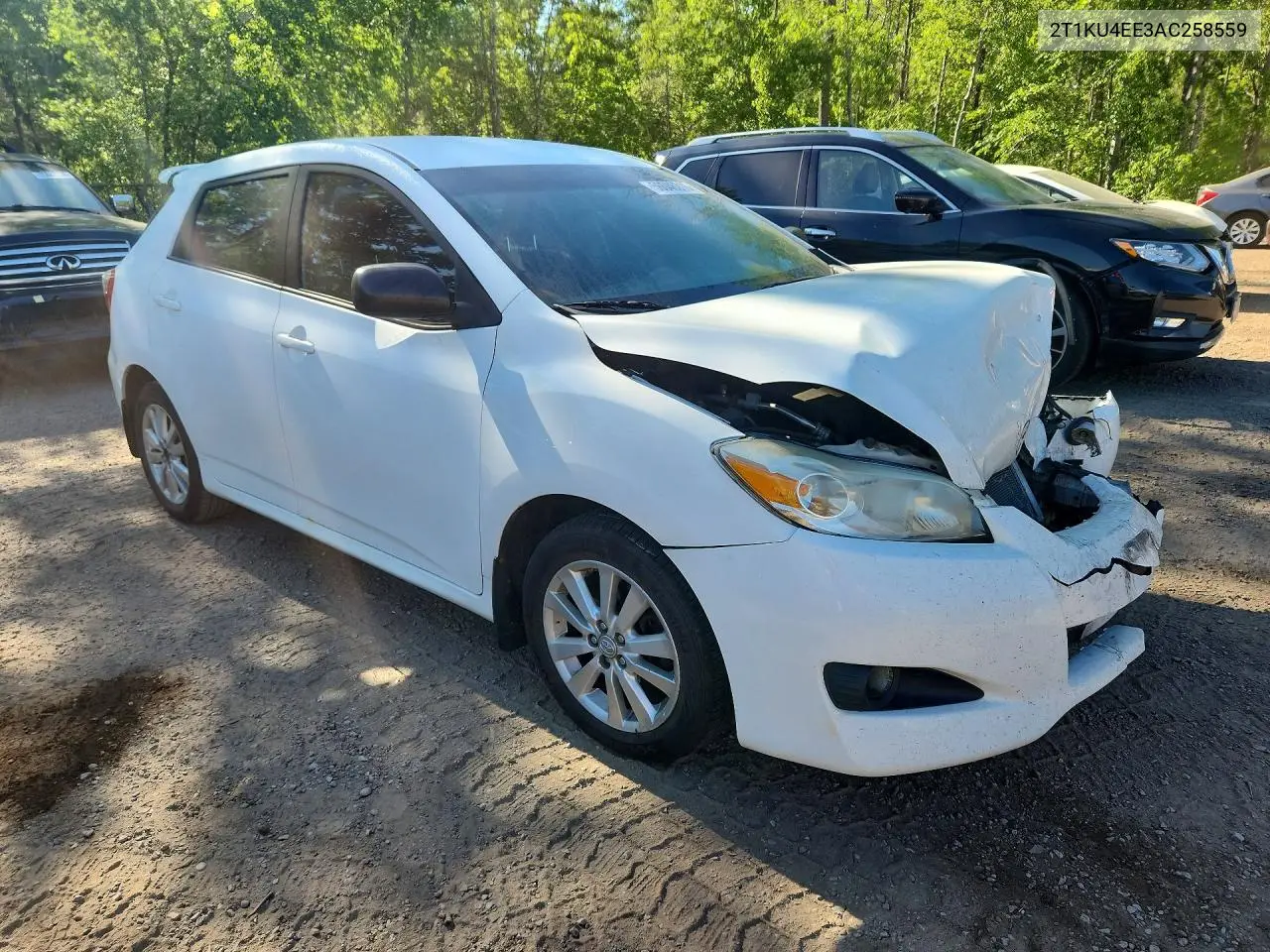 2010 Toyota Matrix Base VIN: 2T1KU4EE3AC258559 Lot: 56046316