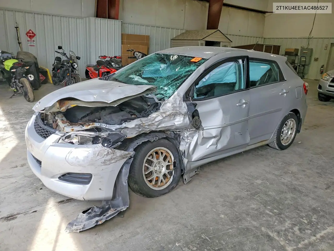 2010 Toyota Matrix Base VIN: 2T1KU4EE1AC486527 Lot: 56457056
