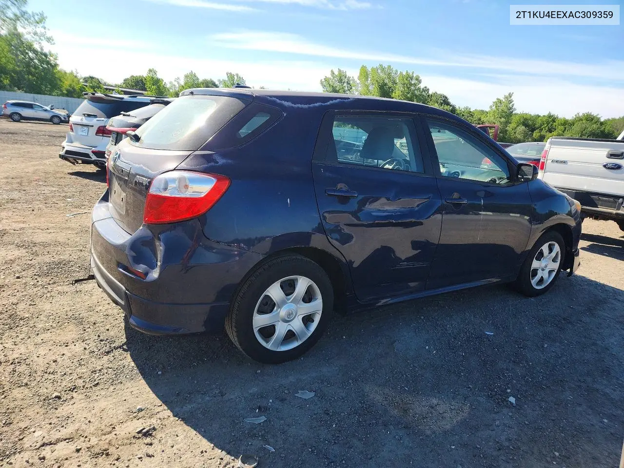 2010 Toyota Matrix Base VIN: 2T1KU4EEXAC309359 Lot: 57602416