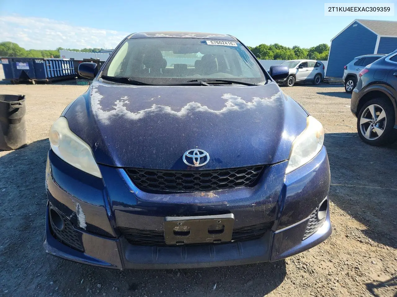2010 Toyota Matrix Base VIN: 2T1KU4EEXAC309359 Lot: 57602416