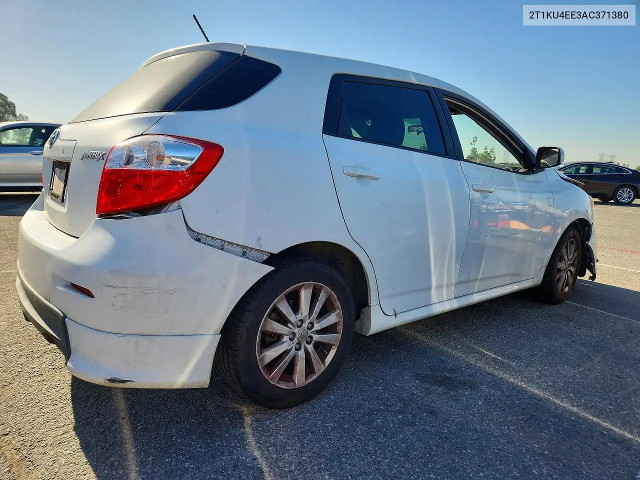 2010 Toyota Matrix Base VIN: 2T1KU4EE3AC371380 Lot: 60077306