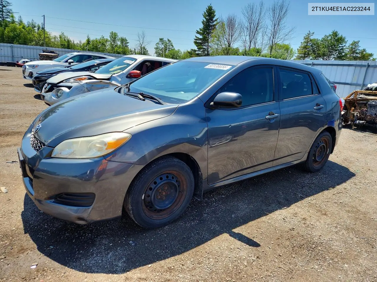 2010 Toyota Matrix Base VIN: 2T1KU4EE1AC223244 Lot: 60136656