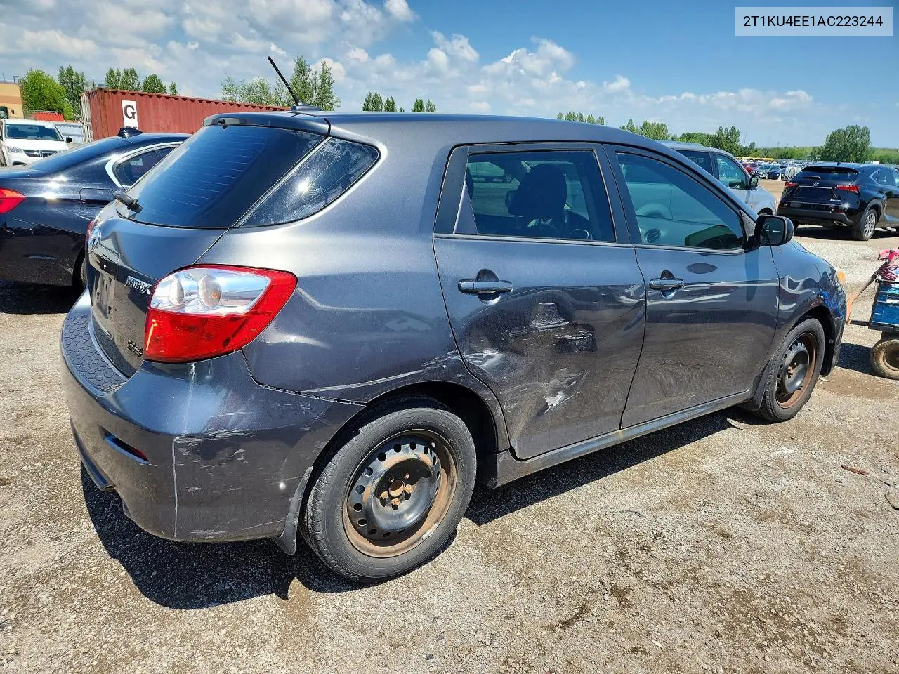 2010 Toyota Matrix Base VIN: 2T1KU4EE1AC223244 Lot: 60136656