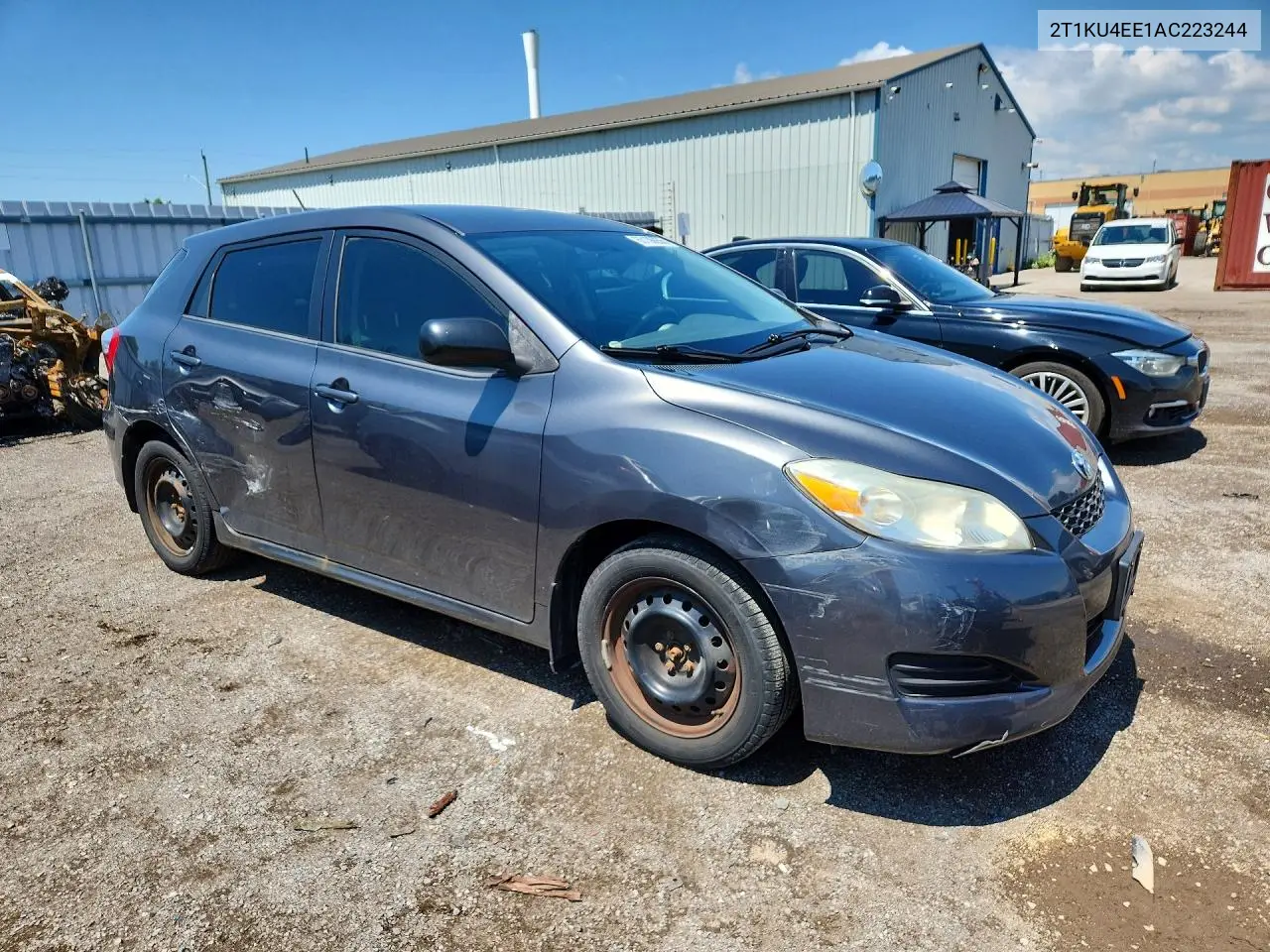2010 Toyota Matrix Base VIN: 2T1KU4EE1AC223244 Lot: 60136656