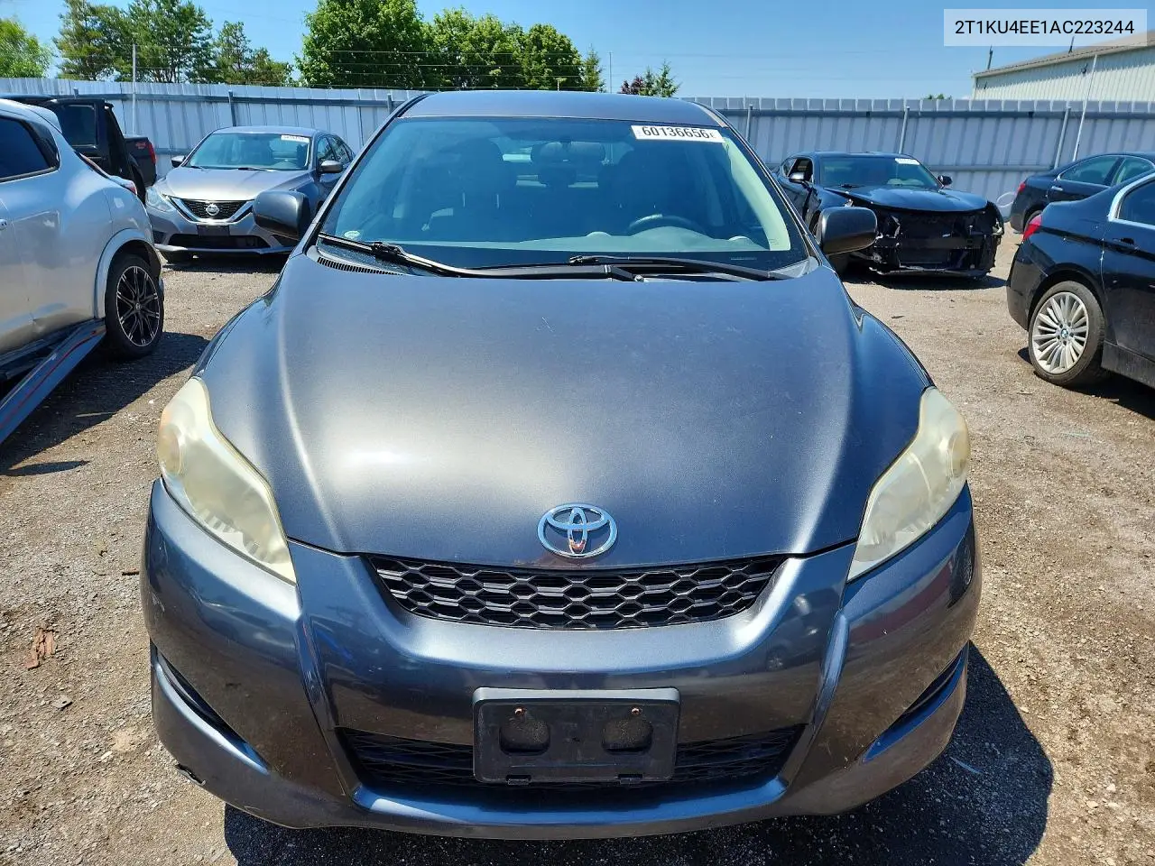 2010 Toyota Matrix Base VIN: 2T1KU4EE1AC223244 Lot: 60136656