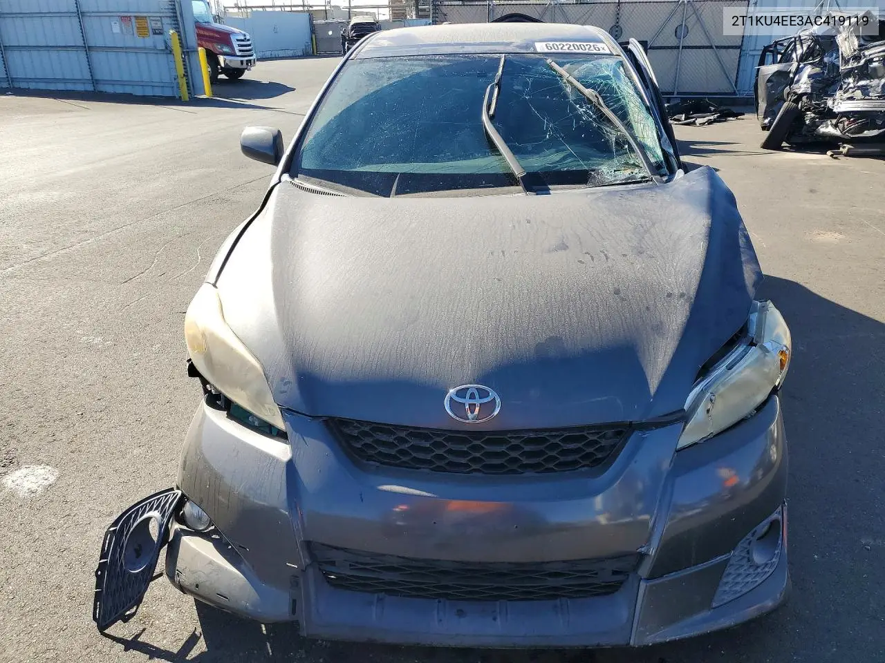 2010 Toyota Matrix VIN: 2T1KU4EE3AC419119 Lot: 60220026