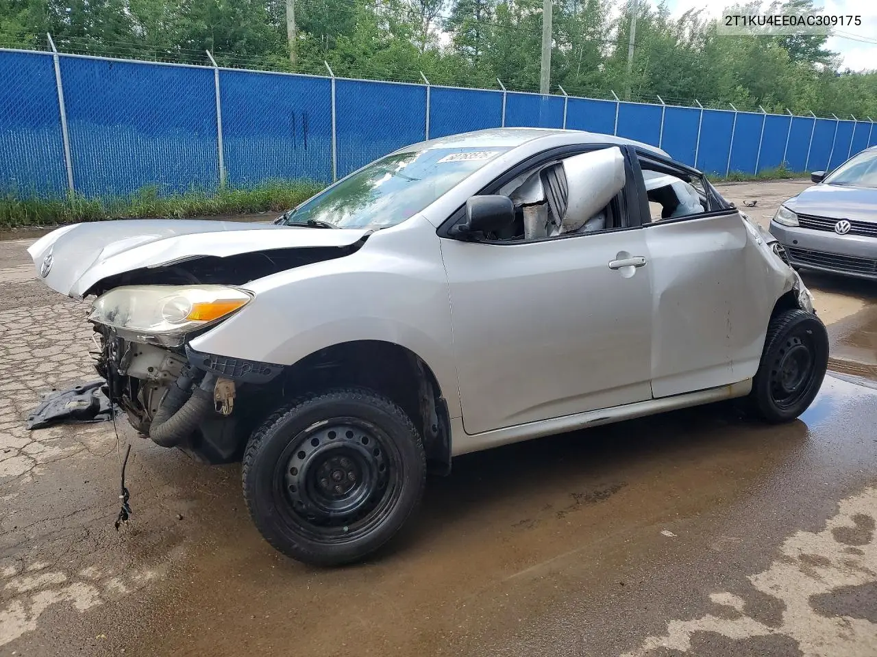 2010 Toyota Matrix Base VIN: 2T1KU4EE0AC309175 Lot: 60763576