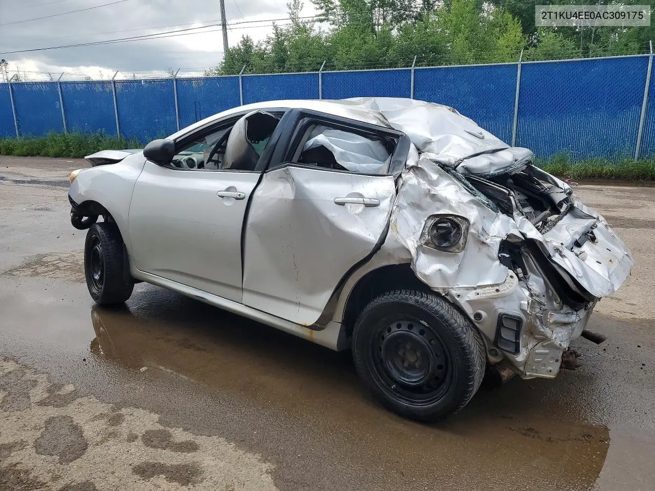 2010 Toyota Matrix Base VIN: 2T1KU4EE0AC309175 Lot: 60763576