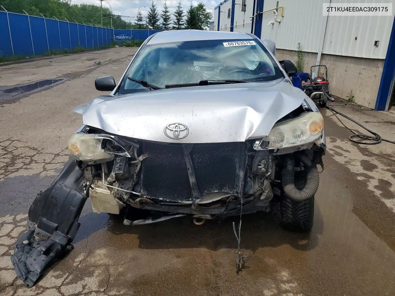 2010 Toyota Matrix Base VIN: 2T1KU4EE0AC309175 Lot: 60763576