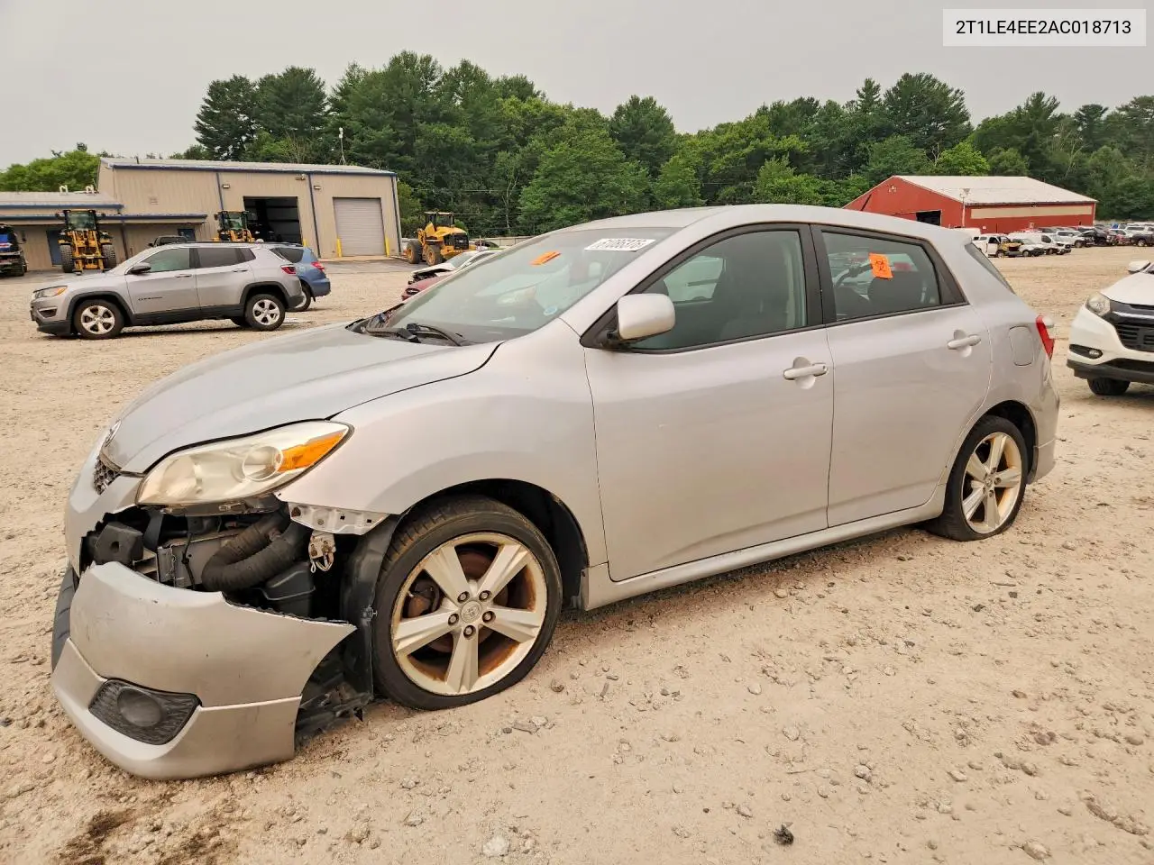 2010 Toyota Matrix VIN: 2T1LE4EE2AC018713 Lot: 61086376