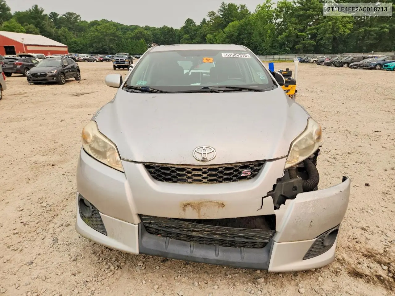 2010 Toyota Matrix VIN: 2T1LE4EE2AC018713 Lot: 61086376