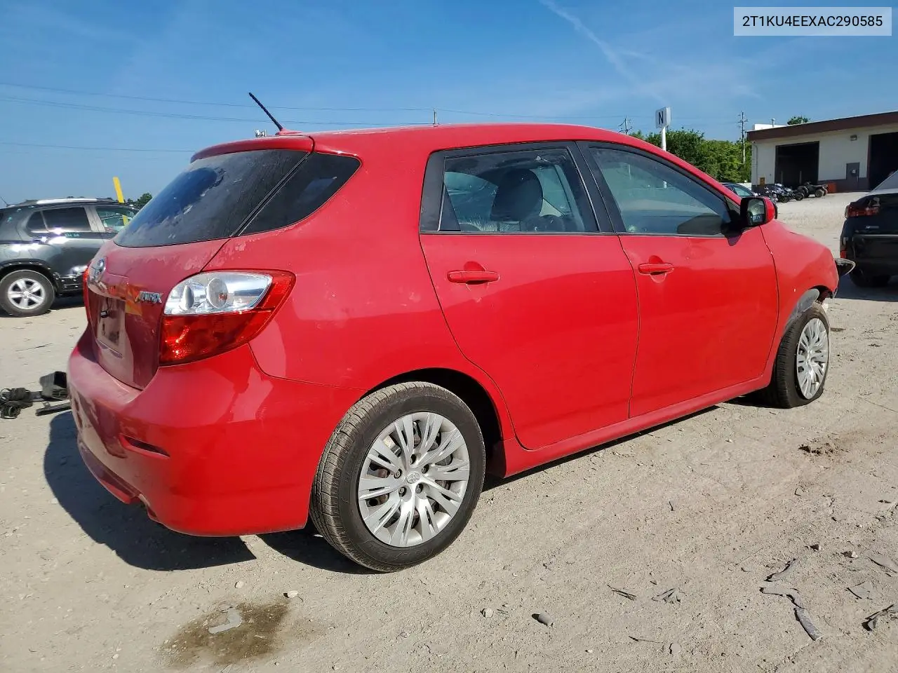 2010 Toyota Matrix Base VIN: 2T1KU4EEXAC290585 Lot: 61114246
